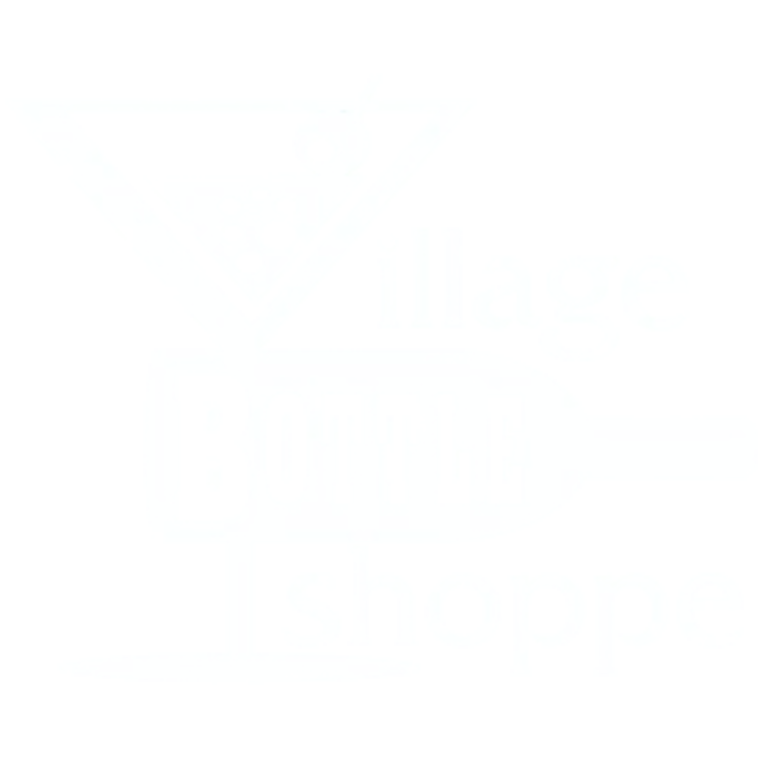 Village Bottle Shoppe Logo - White